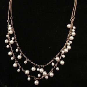 Dainty pearl necklace
